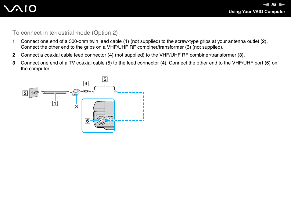 Sony VGN-FE780G User Manual | Page 58 / 236