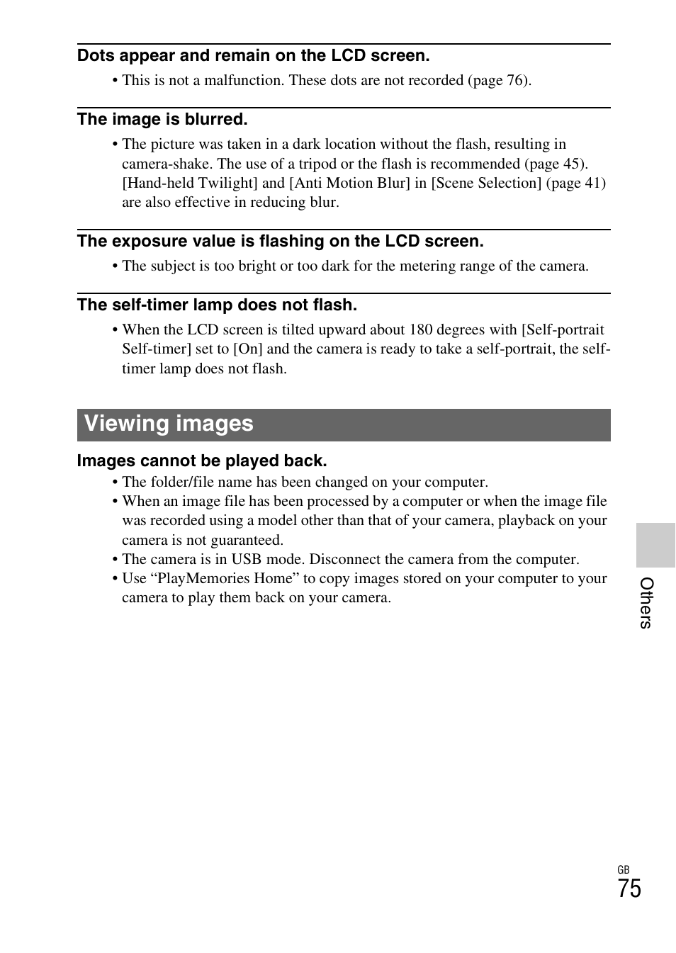 Viewing images | Sony NEX-3NL User Manual | Page 75 / 88