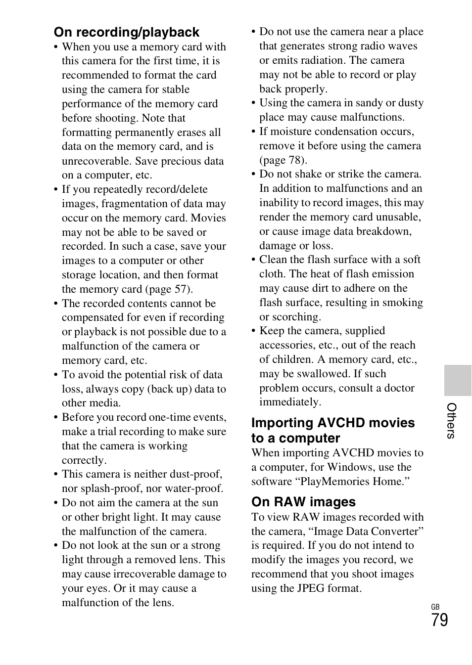 Sony NEX-3NL User Manual | Page 79 / 88