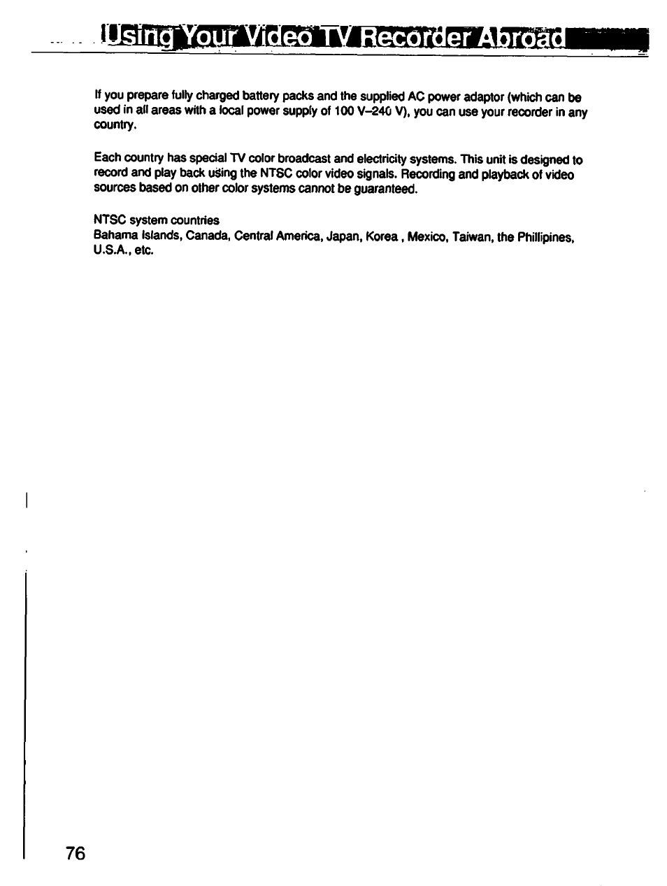 Ecof | Sony GV-500 User Manual | Page 76 / 84