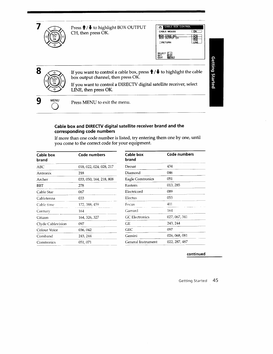 Sony SLV-779HF User Manual | Page 45 / 100