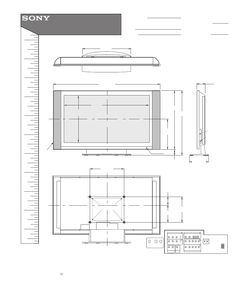 Sony KE-37XS910 User Manual | 1 page