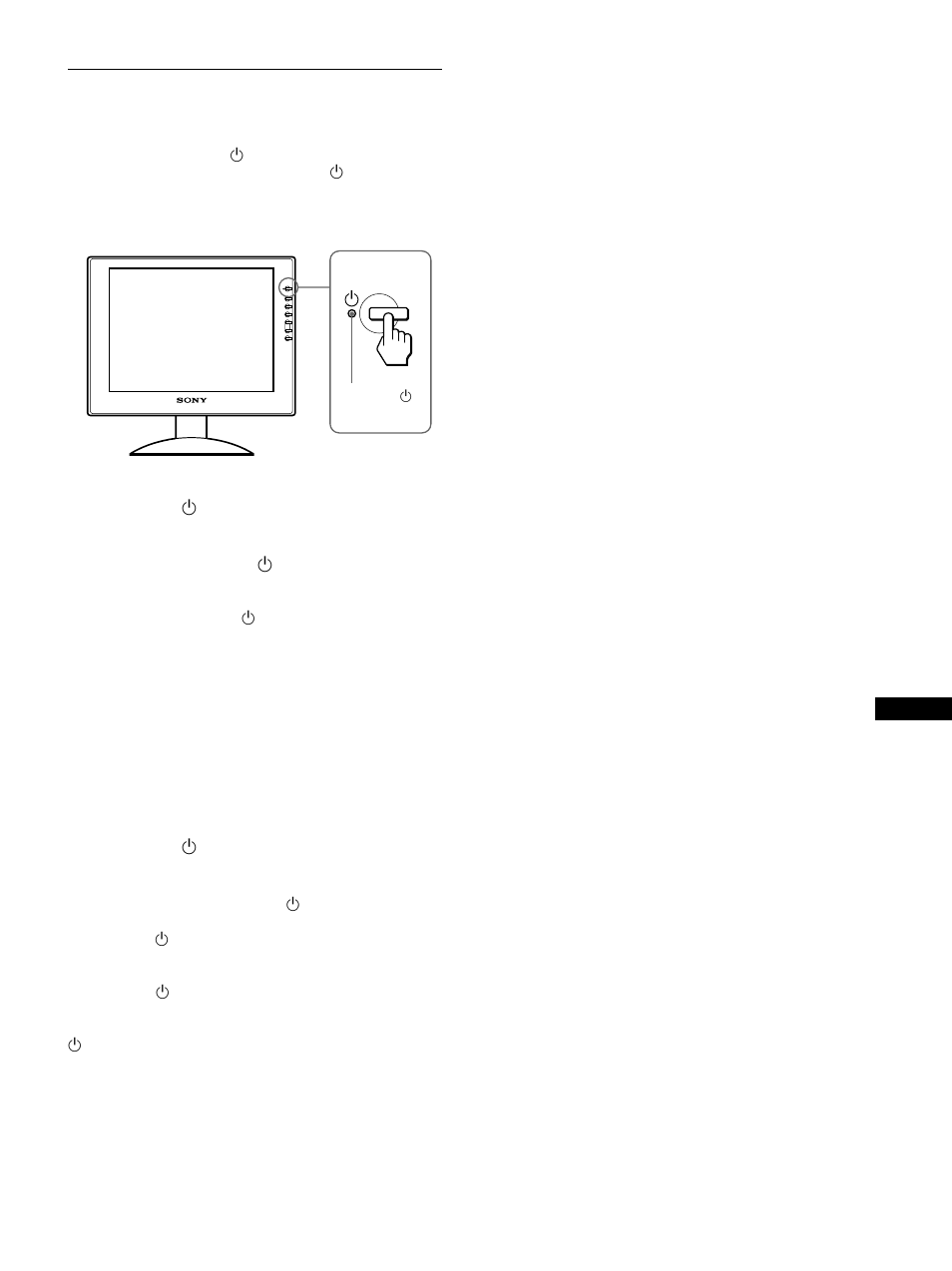 Funzione di autodiagnostica | Sony SDM-S91 User Manual | Page 101 / 108