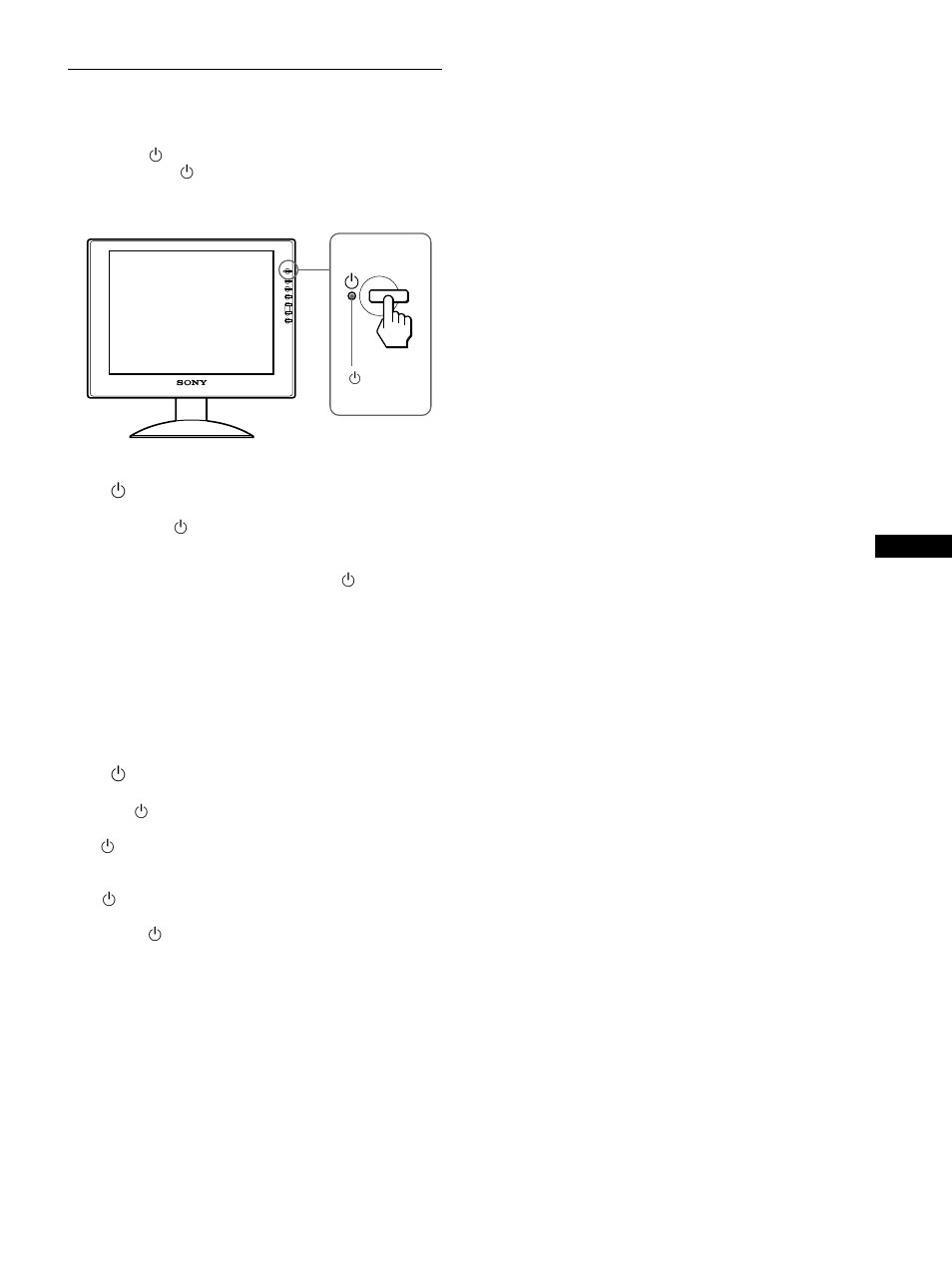 Self-diagnosis function | Sony SDM-S91 User Manual | Page 21 / 108
