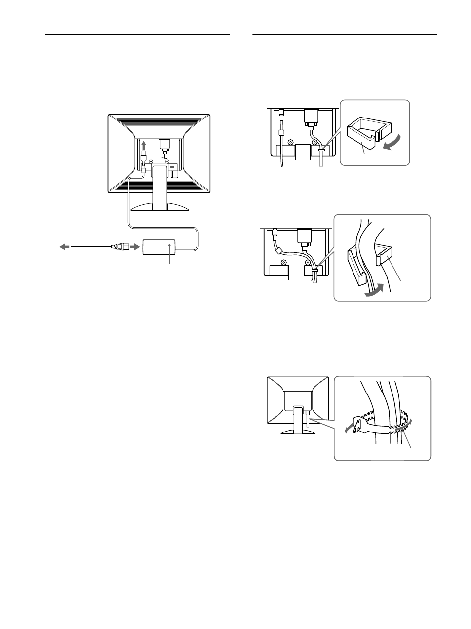 Punto 2: collegamento del cavo di alimentazione, Punto 2: col, Punto 3: fis | 8punto 2:collegamento del cavo di alimentazione | Sony SDM-S91 User Manual | Page 88 / 108