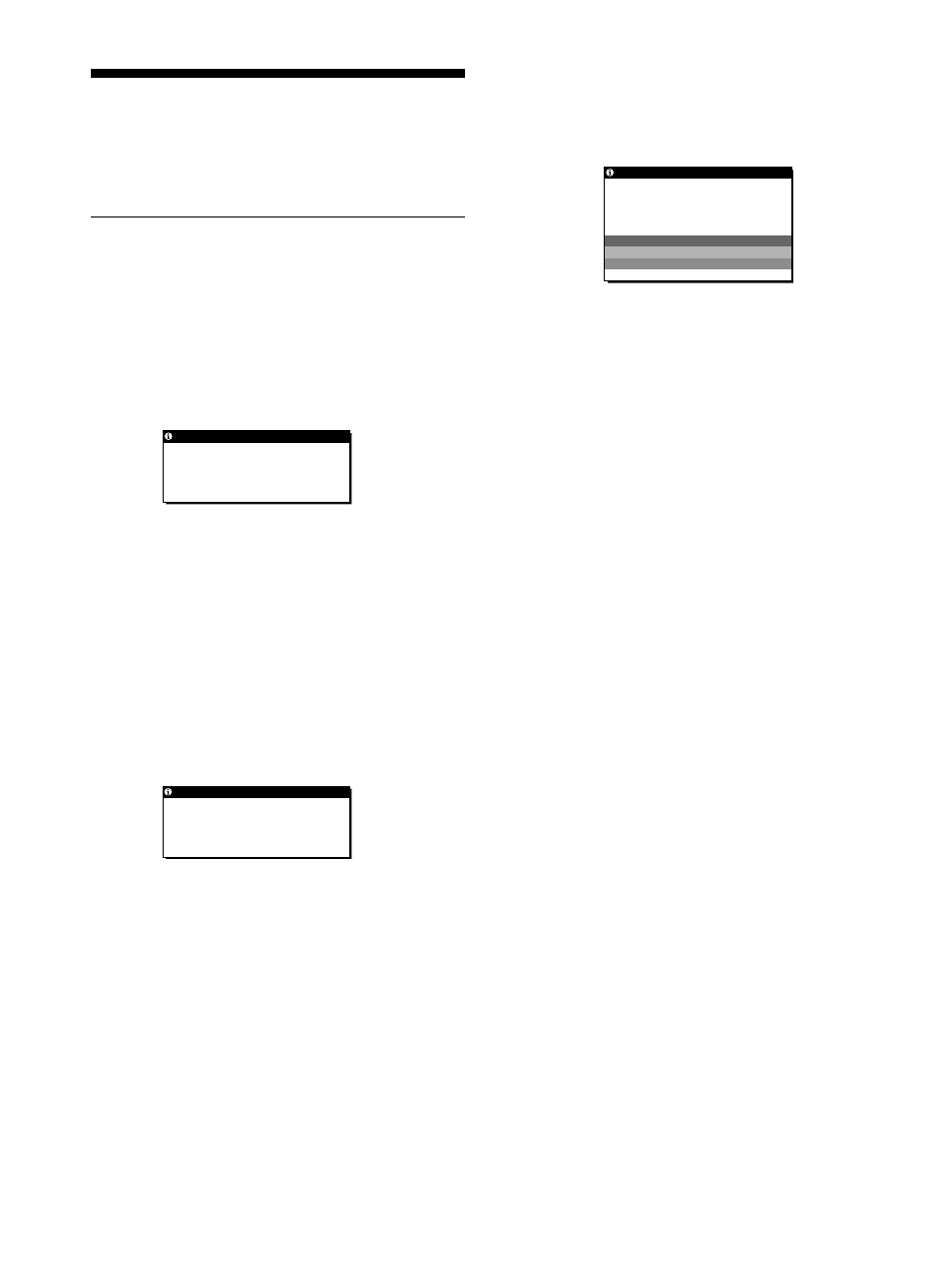 Guida alla soluzione dei problemi, Messaggi a schermo | Sony SDM-S91 User Manual | Page 98 / 108