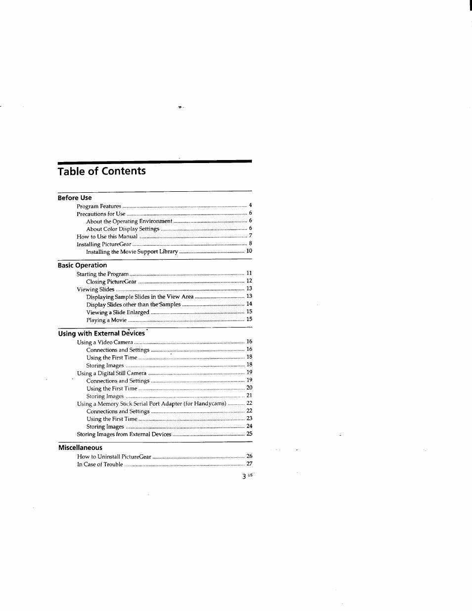Sony DCR-TRV510 User Manual | Page 111 / 136