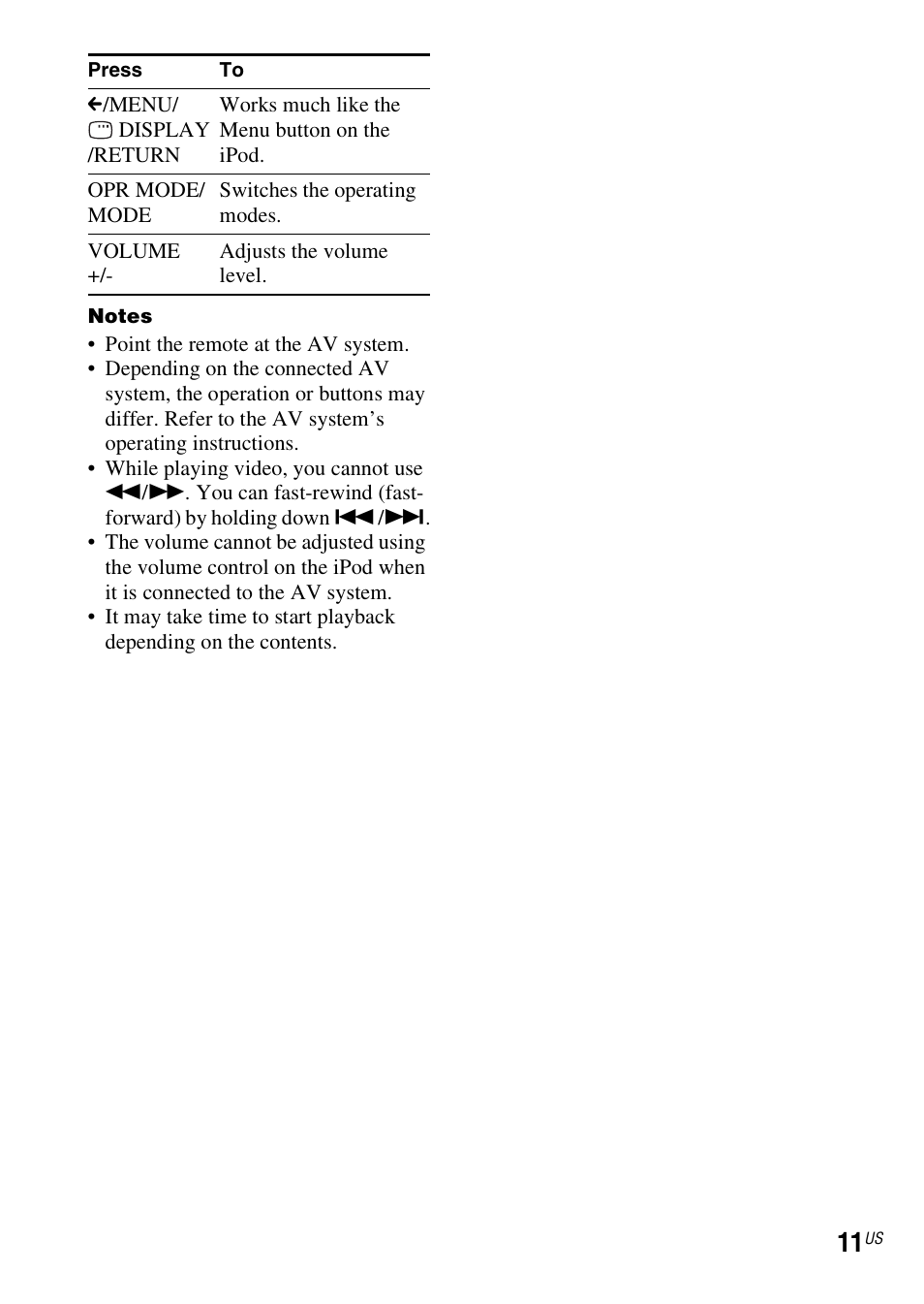 Sony TDM-iP1 User Manual | Page 11 / 56
