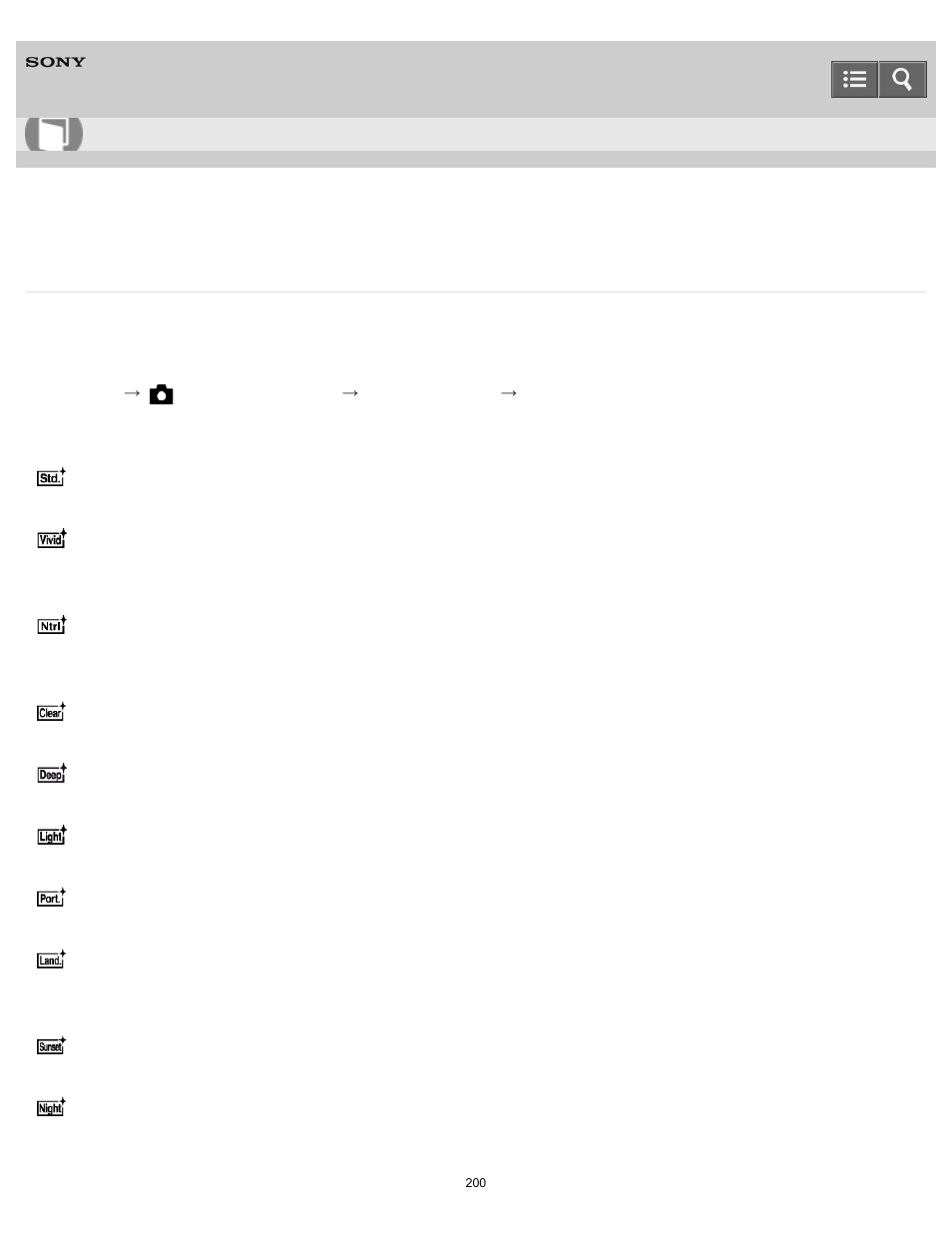 Creative style, Help guide | Sony DSC-RX10 User Manual | Page 209 / 422