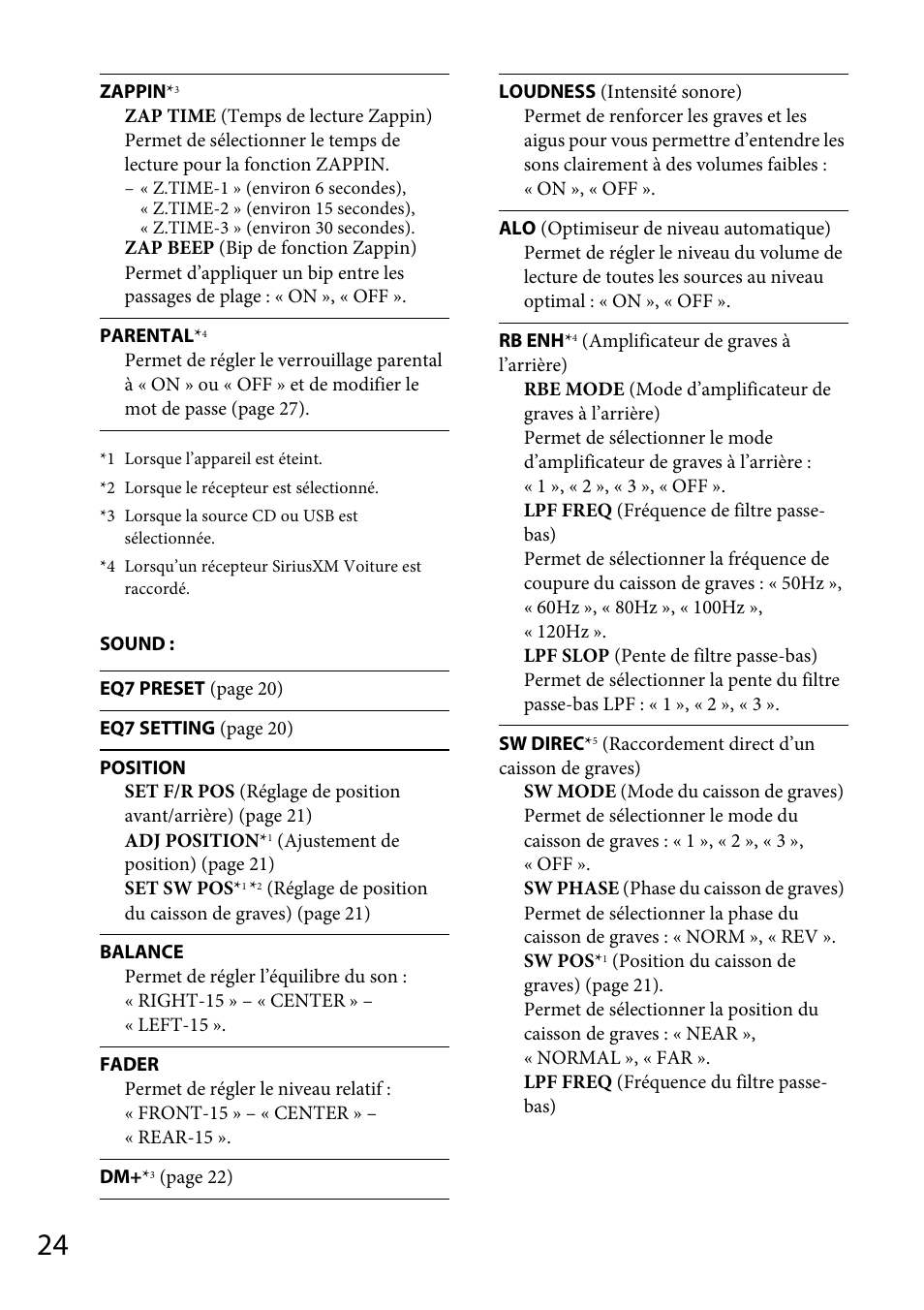 Sony CDX-GT570UP User Manual | Page 54 / 100