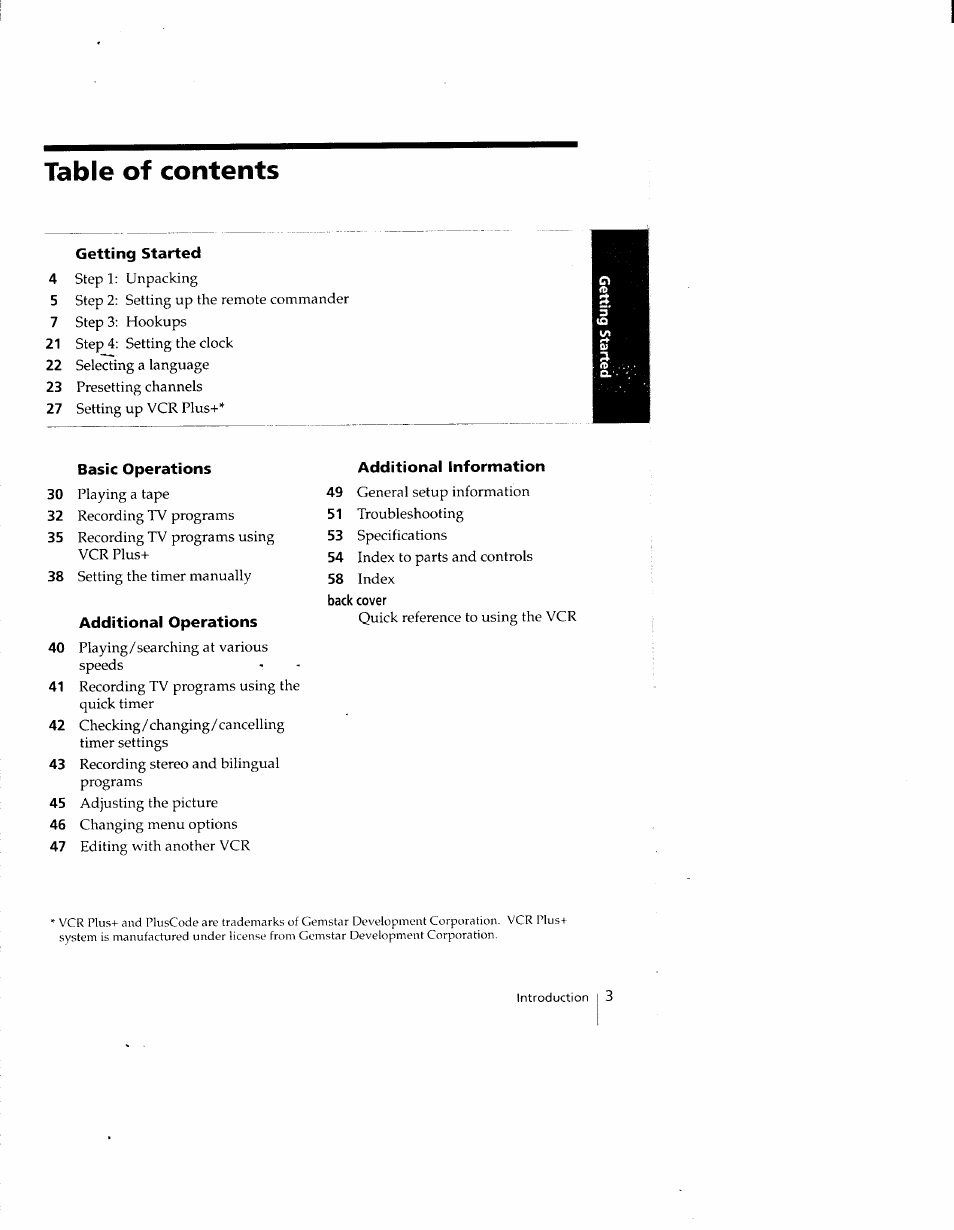 Sony SLV-690HF User Manual | Page 3 / 59