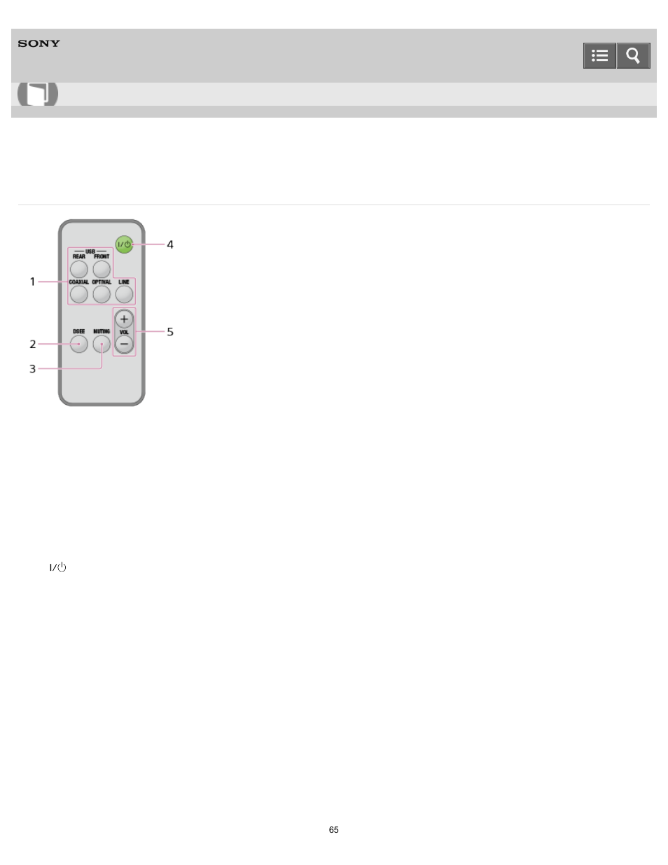 Help guide | Sony UDA-1 User Manual | Page 65 / 79