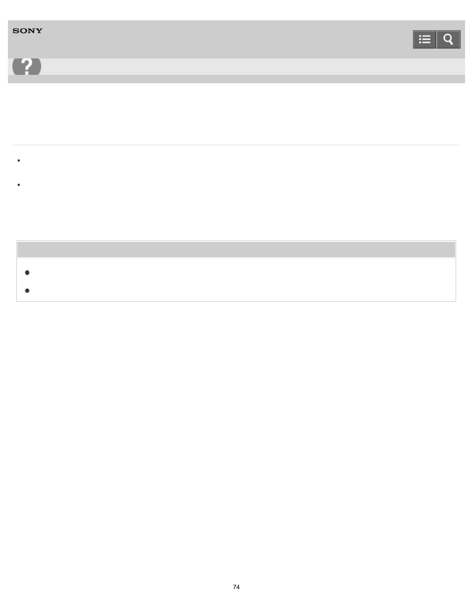 The power is automatically turned off, Help guide | Sony UDA-1 User Manual | Page 74 / 79