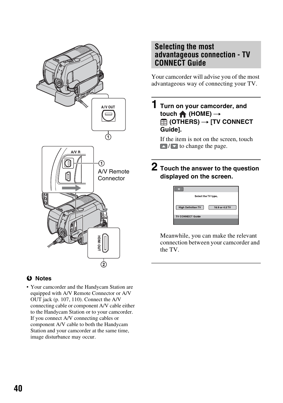Sony HDR-SR10 User Manual | Page 40 / 119