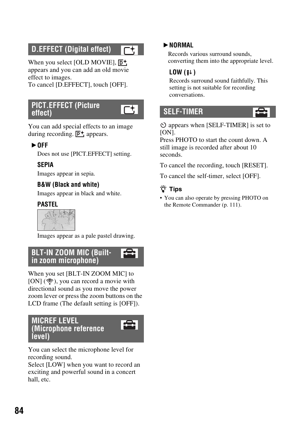 Sony HDR-SR10 User Manual | Page 84 / 119