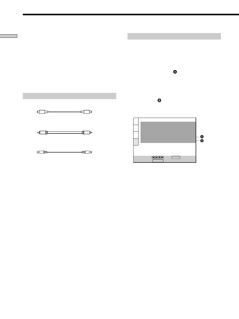 1 channel surround hookups, 1 channel surround hookups 12 | Sony DAV-L8000 User Manual | Page 12 / 68