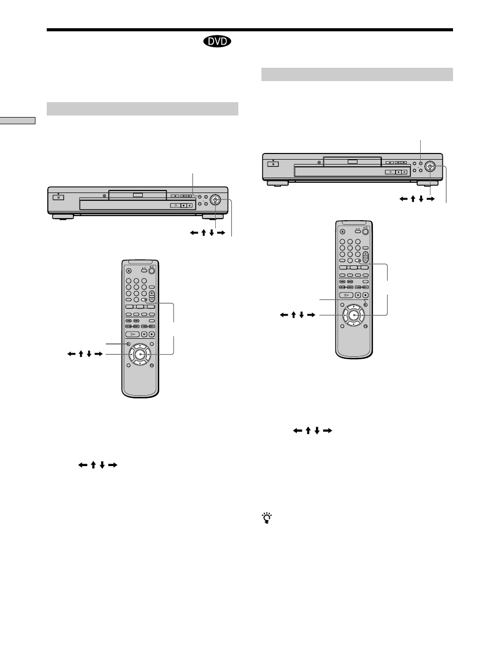 Using the dvd’s menu, Using the dvd’s menu 20, Using the title menu | Using the dvd menu | Sony DAV-L8000 User Manual | Page 20 / 68