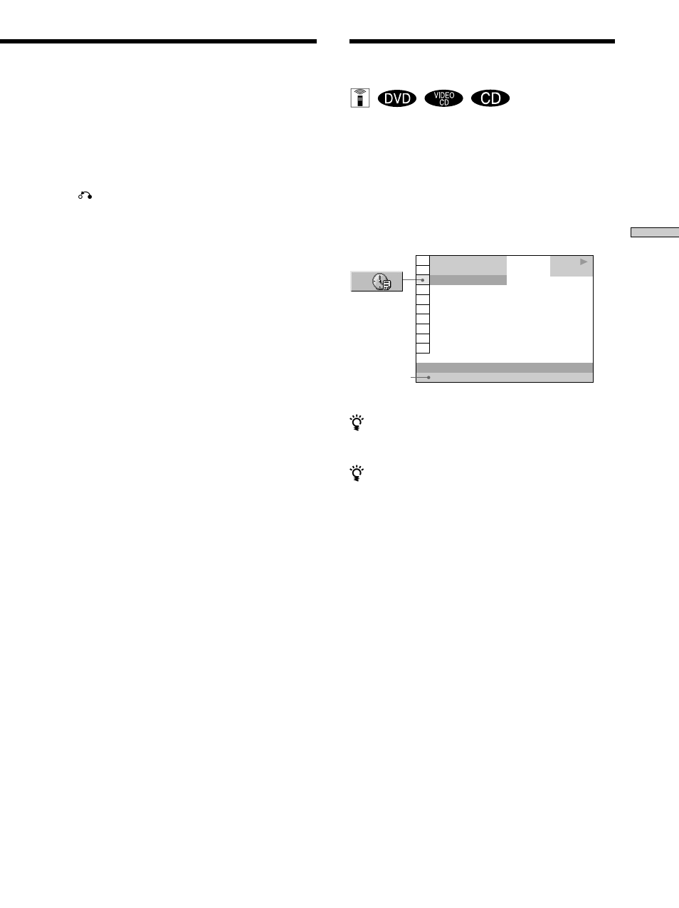 Viewing the disc information, Viewing the disc information 29, Viewing the disc information z | Sony DAV-L8000 User Manual | Page 29 / 68