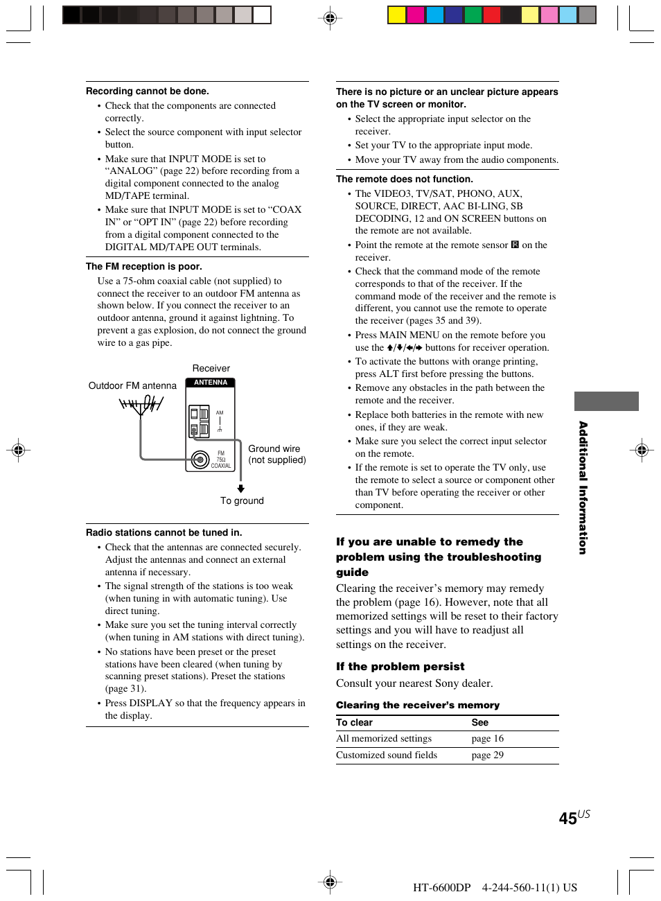 Sony HT-6600DP User Manual | Page 45 / 52