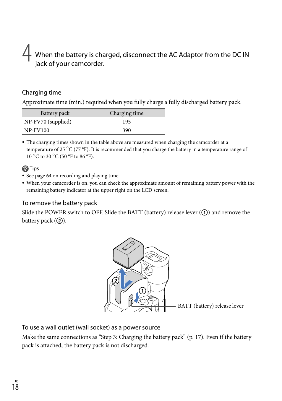 Sony NEX-VG900 User Manual | Page 18 / 151