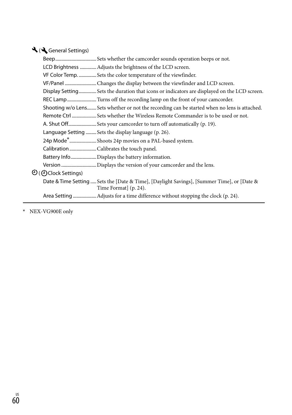 Sony NEX-VG900 User Manual | Page 60 / 151