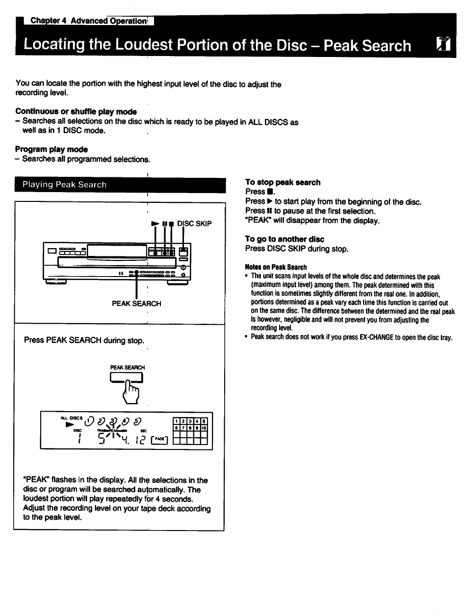 Sony CDP-C445 User Manual | Page 19 / 26