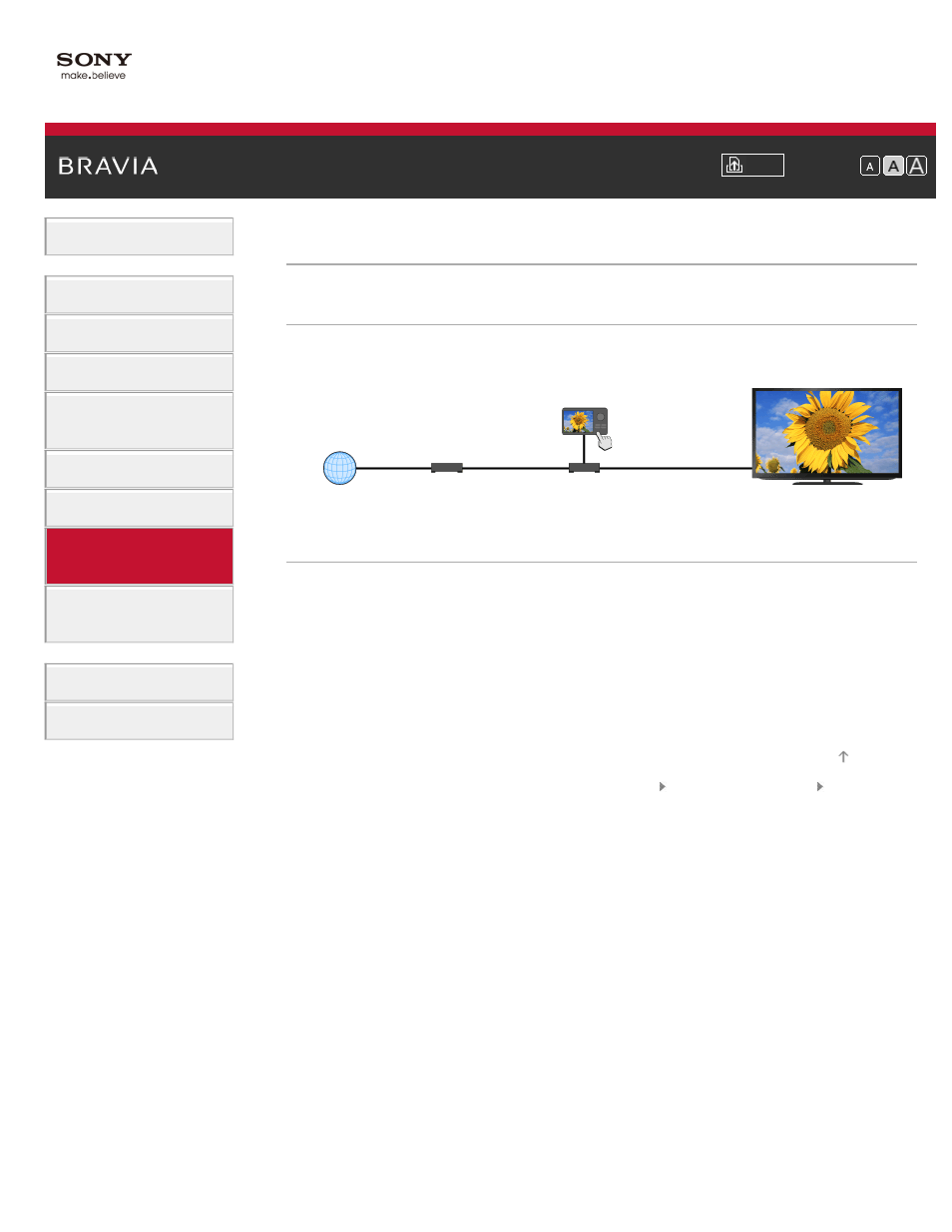 Playing content with renderer function | Sony KDL-55HX850 User Manual | Page 136 / 193