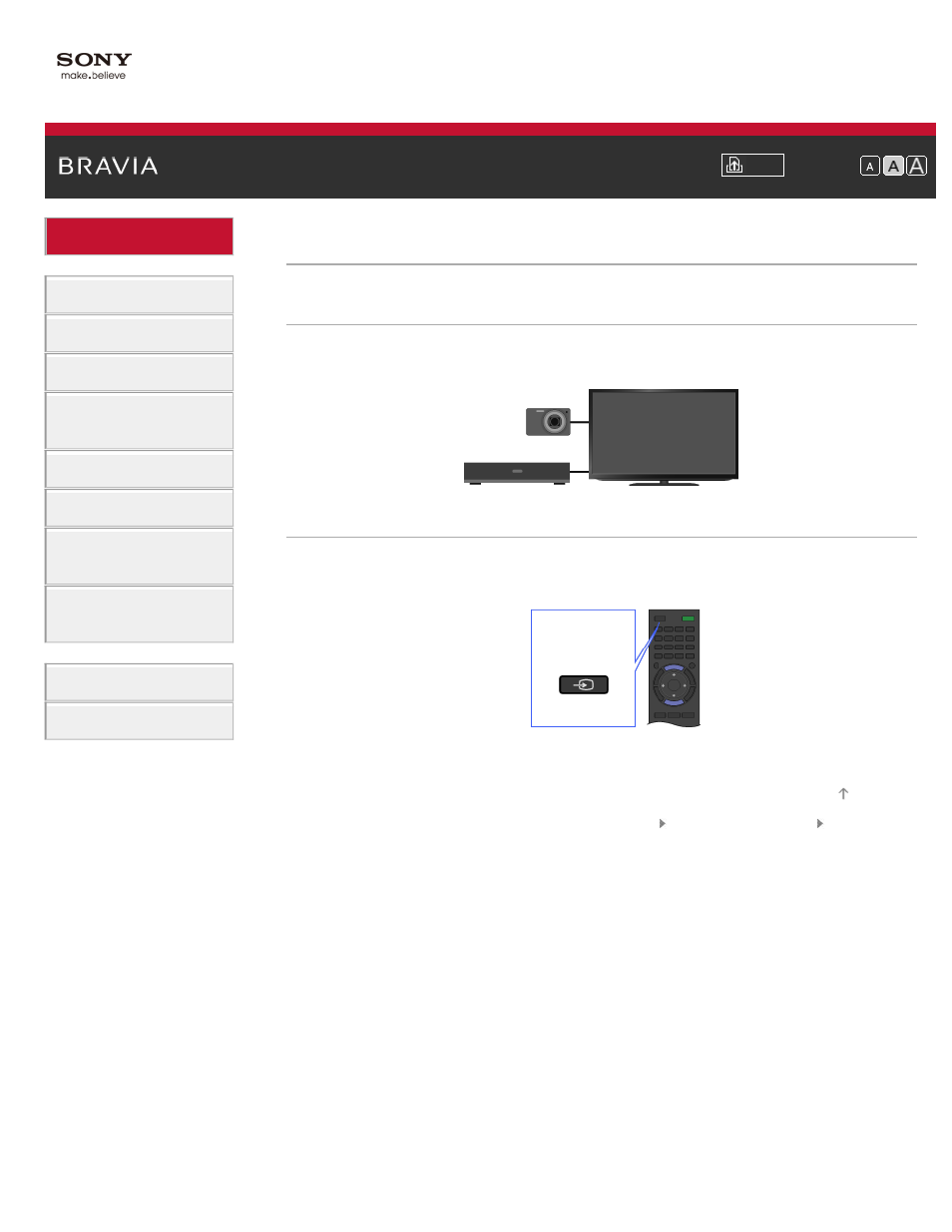 Watch connected device | Sony KDL-55HX850 User Manual | Page 36 / 193