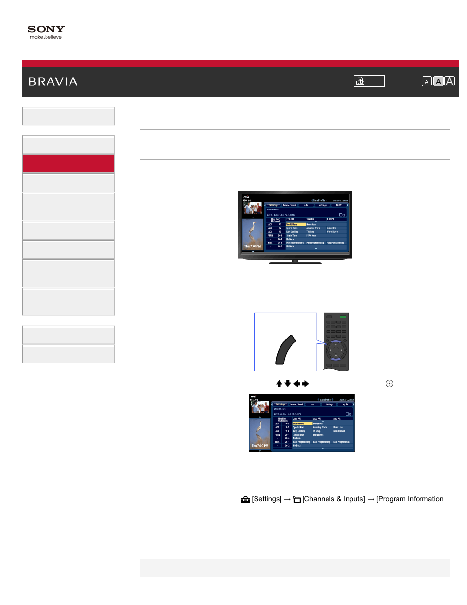 Rovi on screen guide, Guide | Sony KDL-55HX850 User Manual | Page 50 / 193