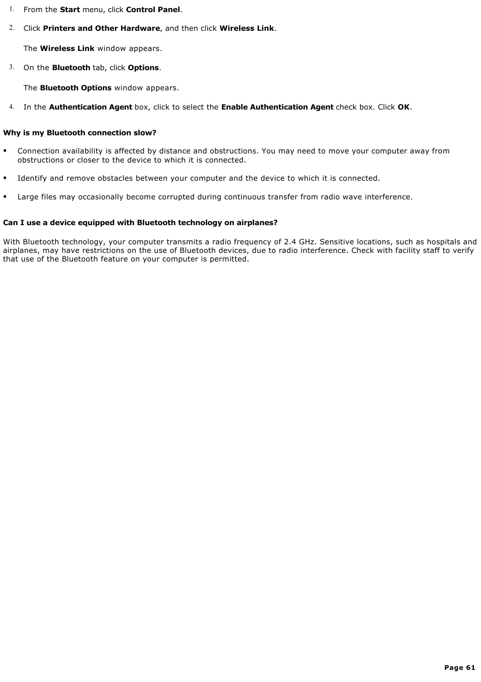 Sony PCG-Z1WAP User Manual | Page 61 / 171