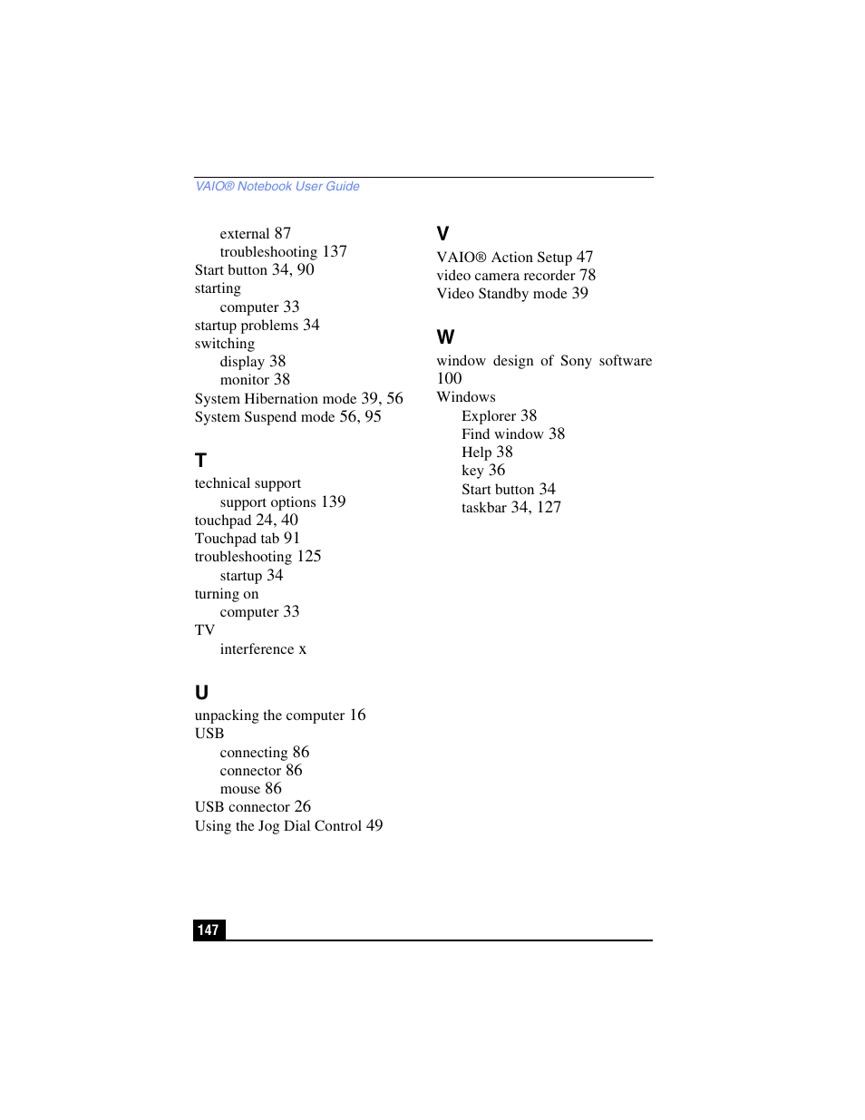 Sony PCG-R505TL User Manual | Page 146 / 146