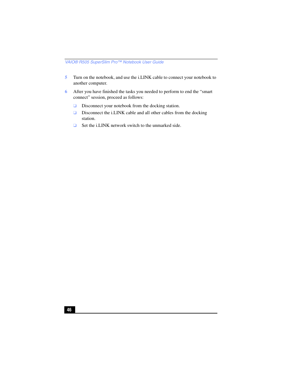 Sony PCG-R505TL User Manual | Page 46 / 146
