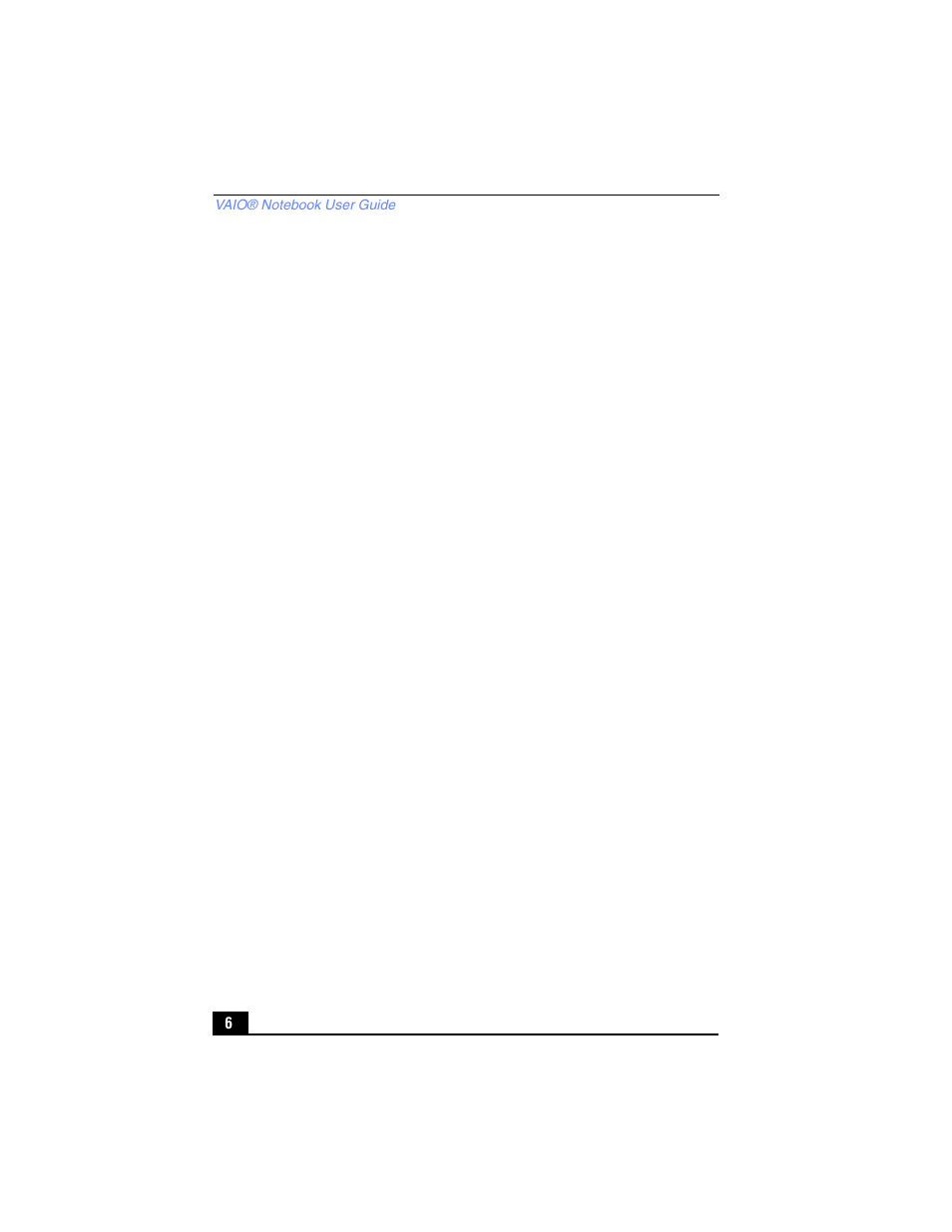 Sony PCG-R505TL User Manual | Page 6 / 146