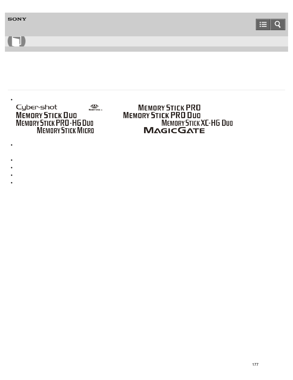 Trademarks, Help guide | Sony DSC-W800 User Manual | Page 177 / 224