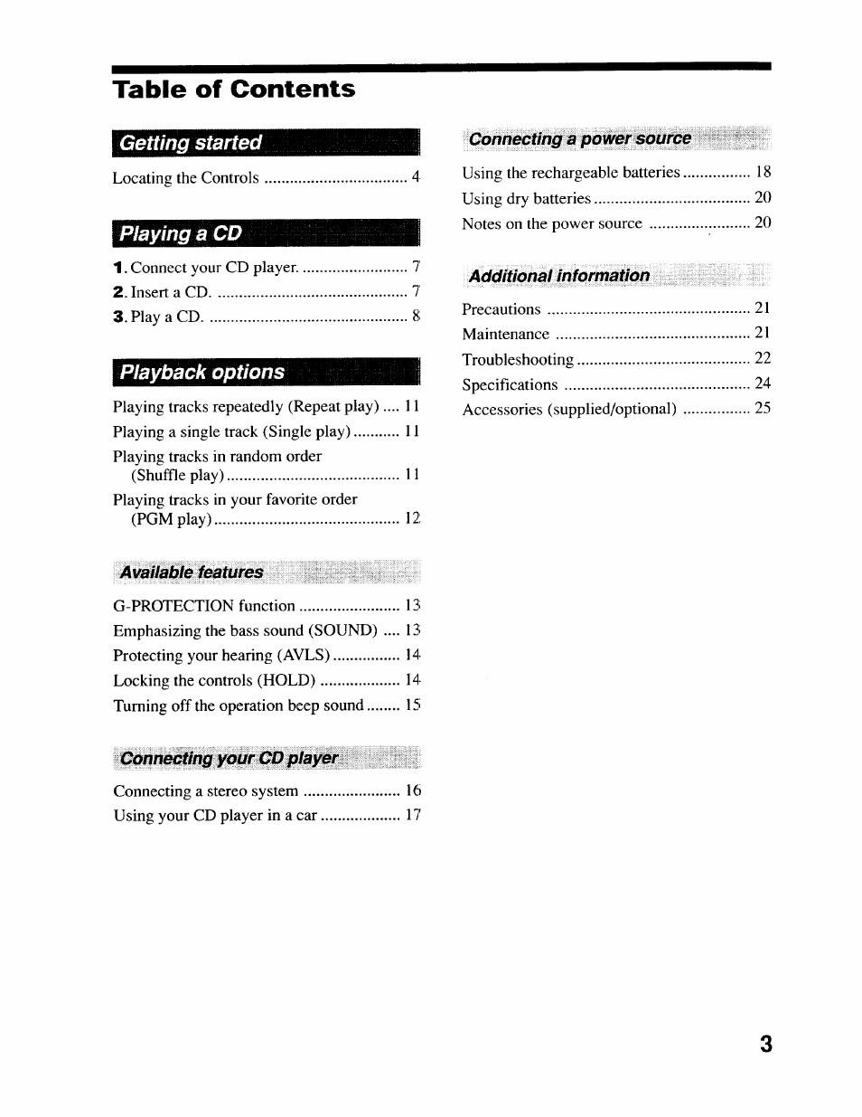 Sony D-EJ715 User Manual | Page 3 / 26