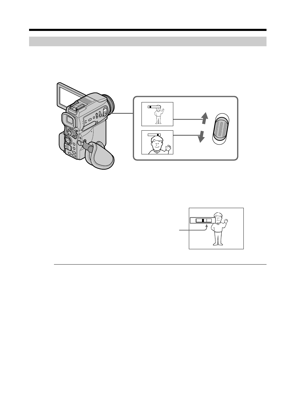 Using the zoom feature, Recording a picture | Sony DCR-PC115 User Manual | Page 24 / 188