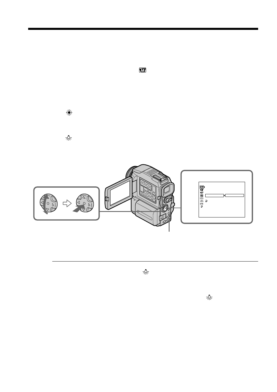 Adjusting the white balance manually | Sony DCR-PC115 User Manual | Page 40 / 188