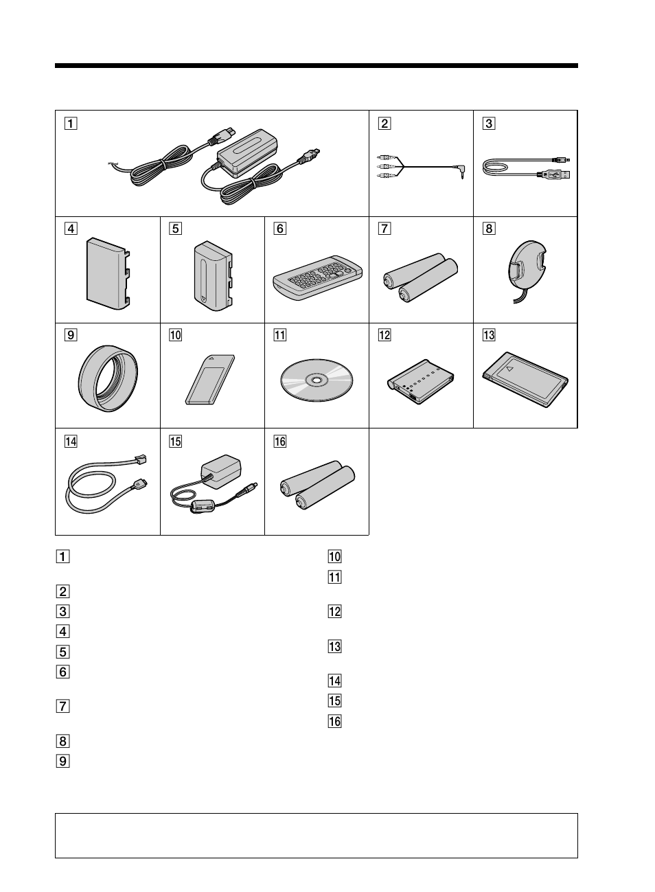 Checking supplied accessories | Sony DCR-PC115 User Manual | Page 5 / 188