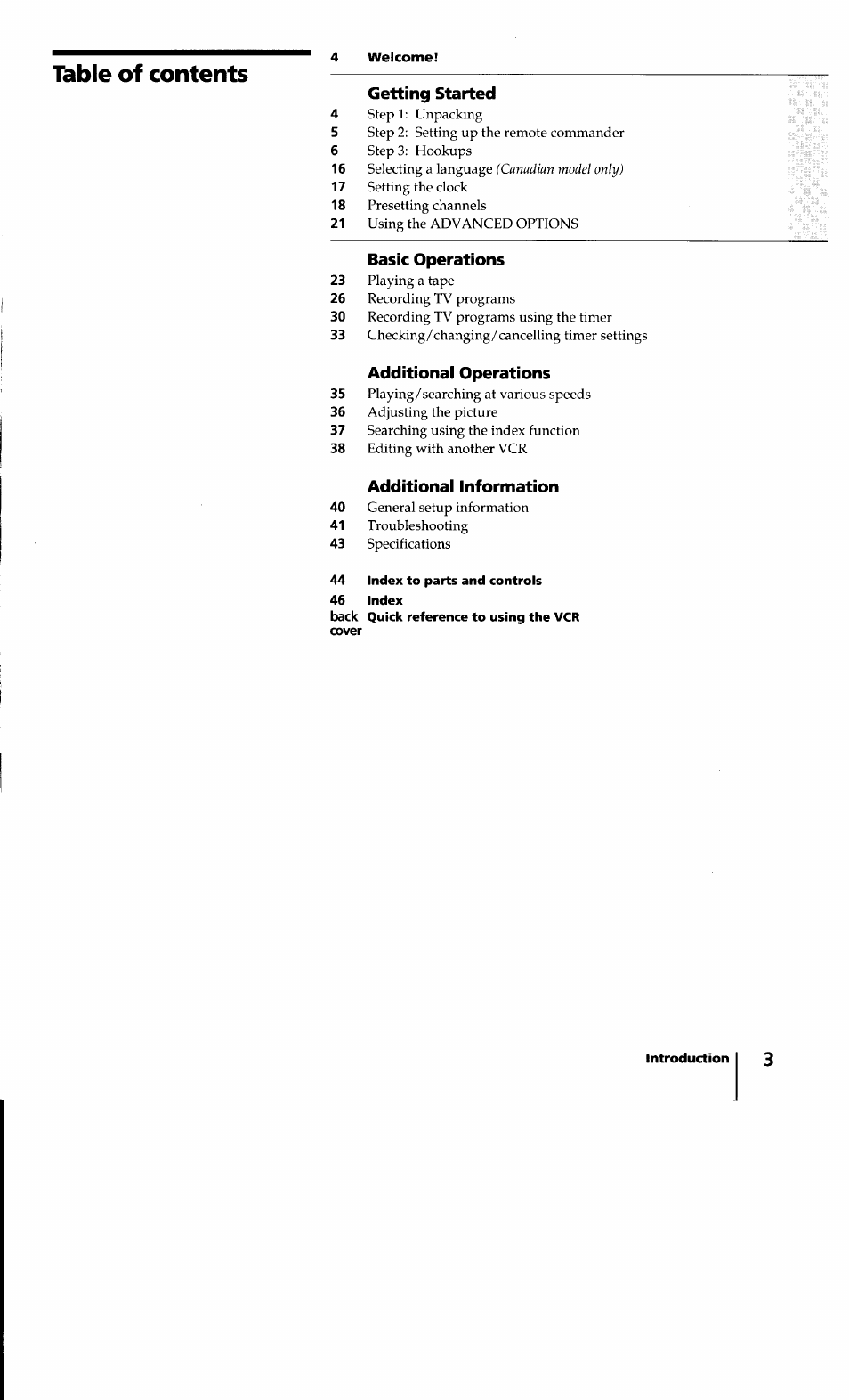 Sony SLV-640HF User Manual | Page 3 / 47