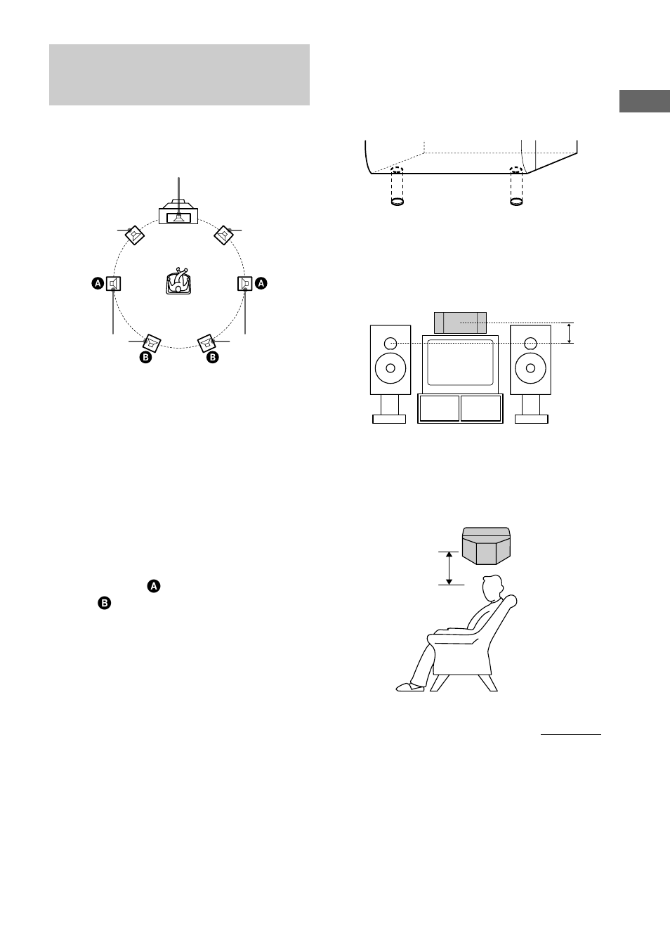 Setting up your speakers for dolby pro logic | Sony MHC-GS200 User Manual | Page 11 / 44