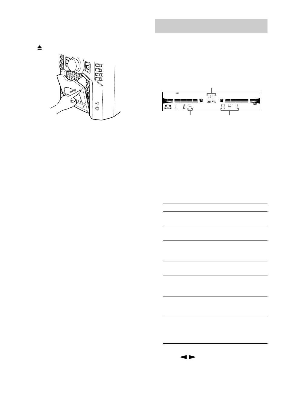 Playing a cd, Normal play/shuffle play/repeat play | Sony MHC-GS200 User Manual | Page 14 / 44