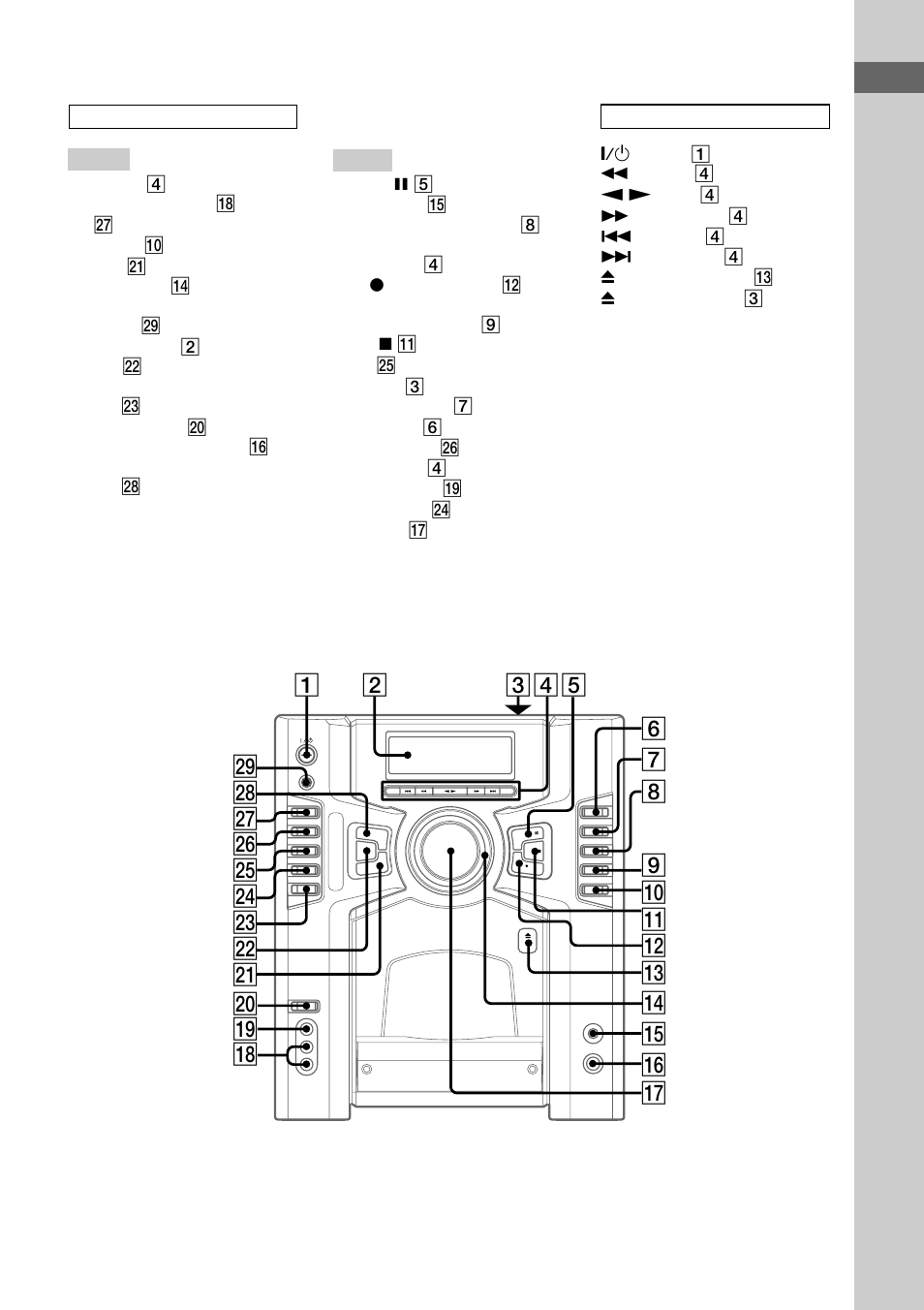 Sony MHC-GS200 User Manual | Page 5 / 44