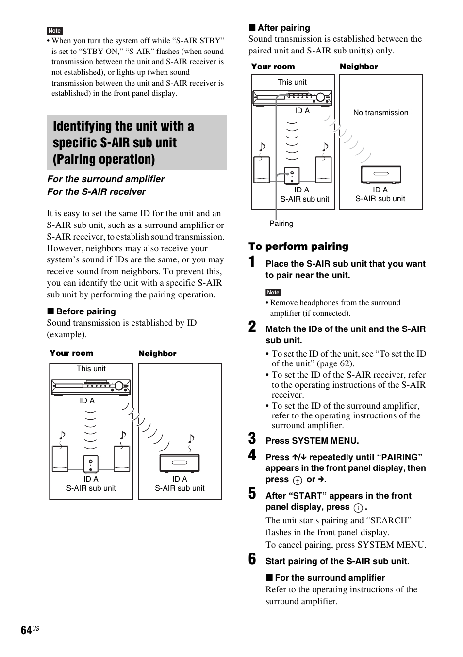 Sony DAV-HDX287WC User Manual | Page 64 / 100