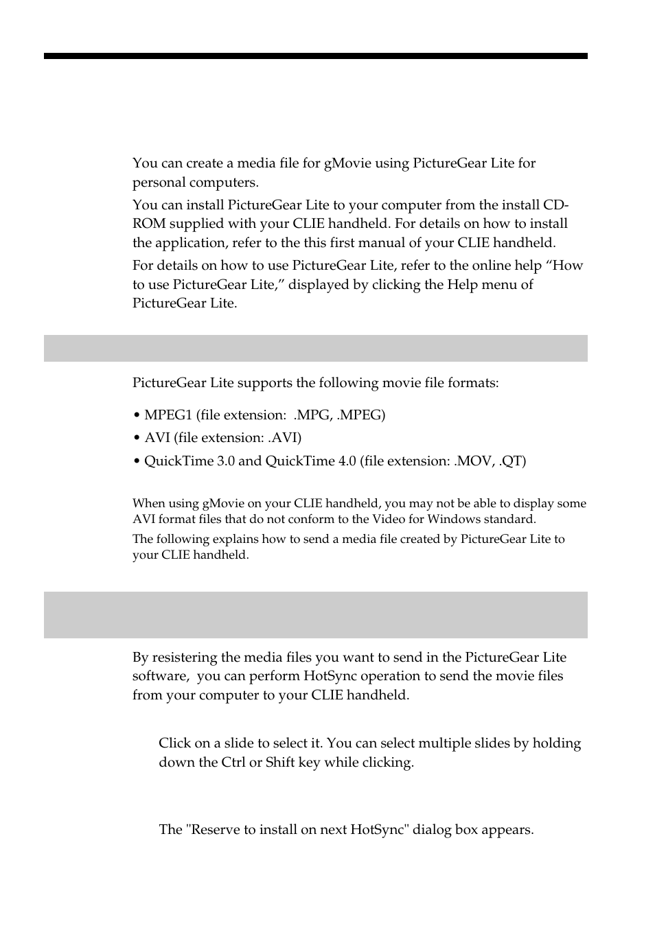 Using the hotsync function | Sony PEG-S320 User Manual | Page 11 / 14