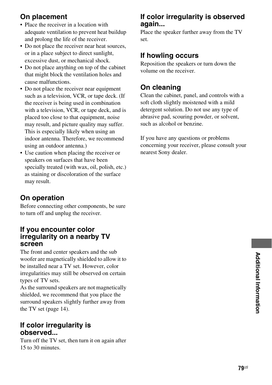 Sony HT-7200DH User Manual | Page 79 / 88