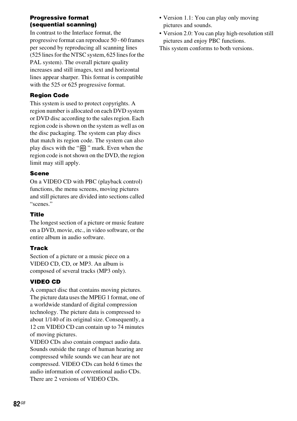 Sony HCD-DZ100 User Manual | Page 82 / 92