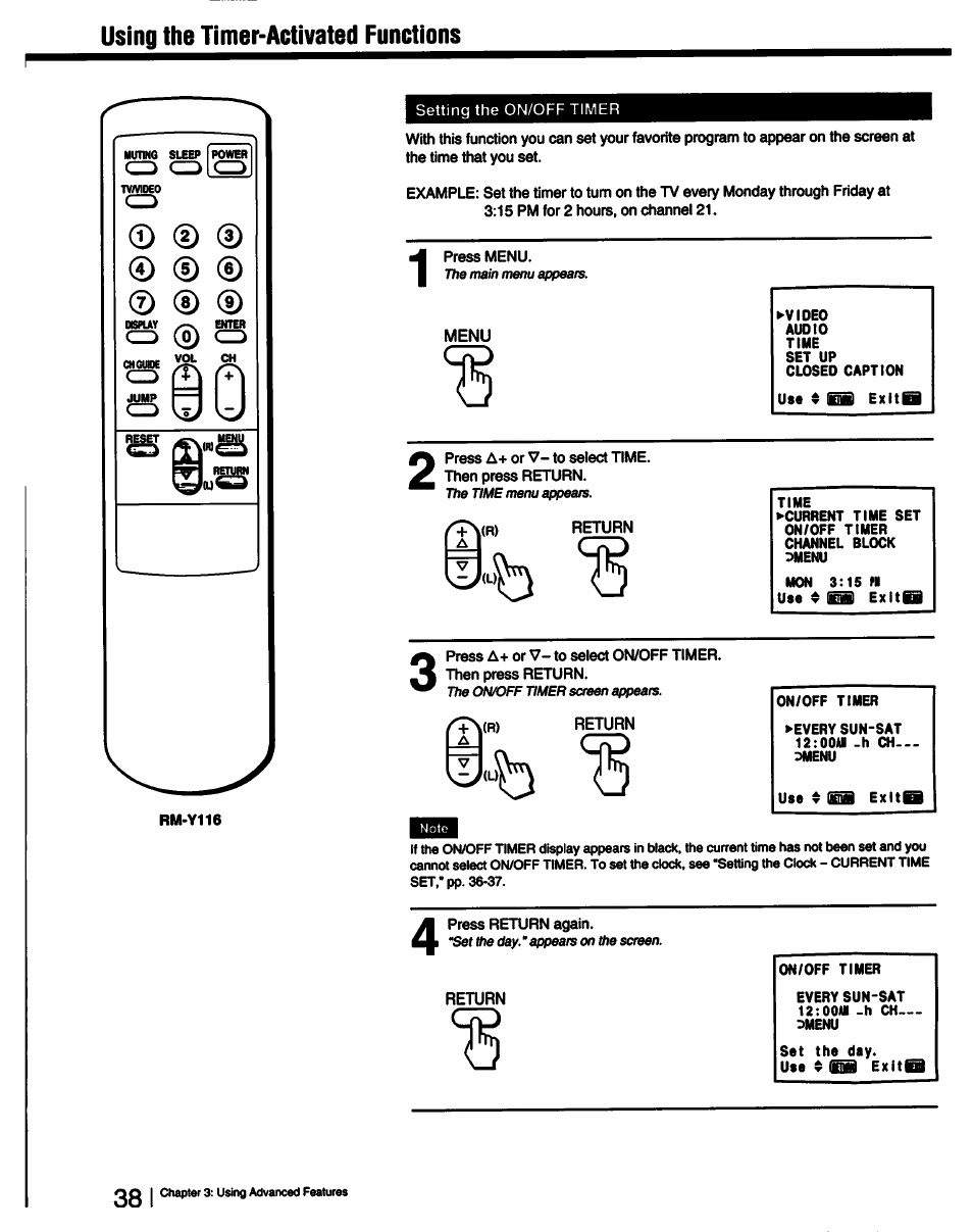 Sony KV-13TR28 User Manual | Page 38 / 48