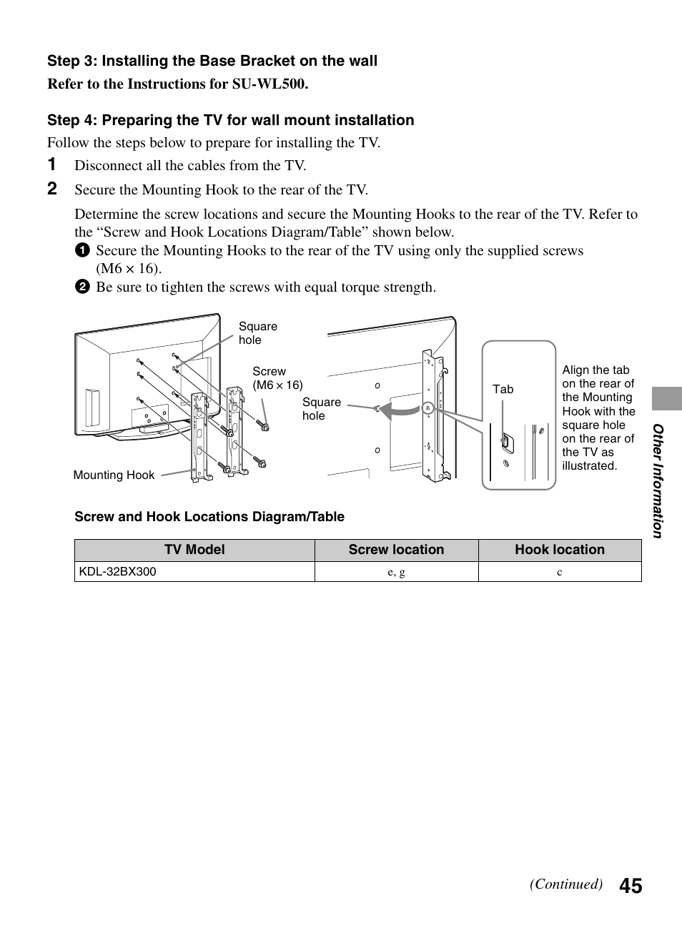 Sony KDL-32BX300 User Manual | Page 45 / 63