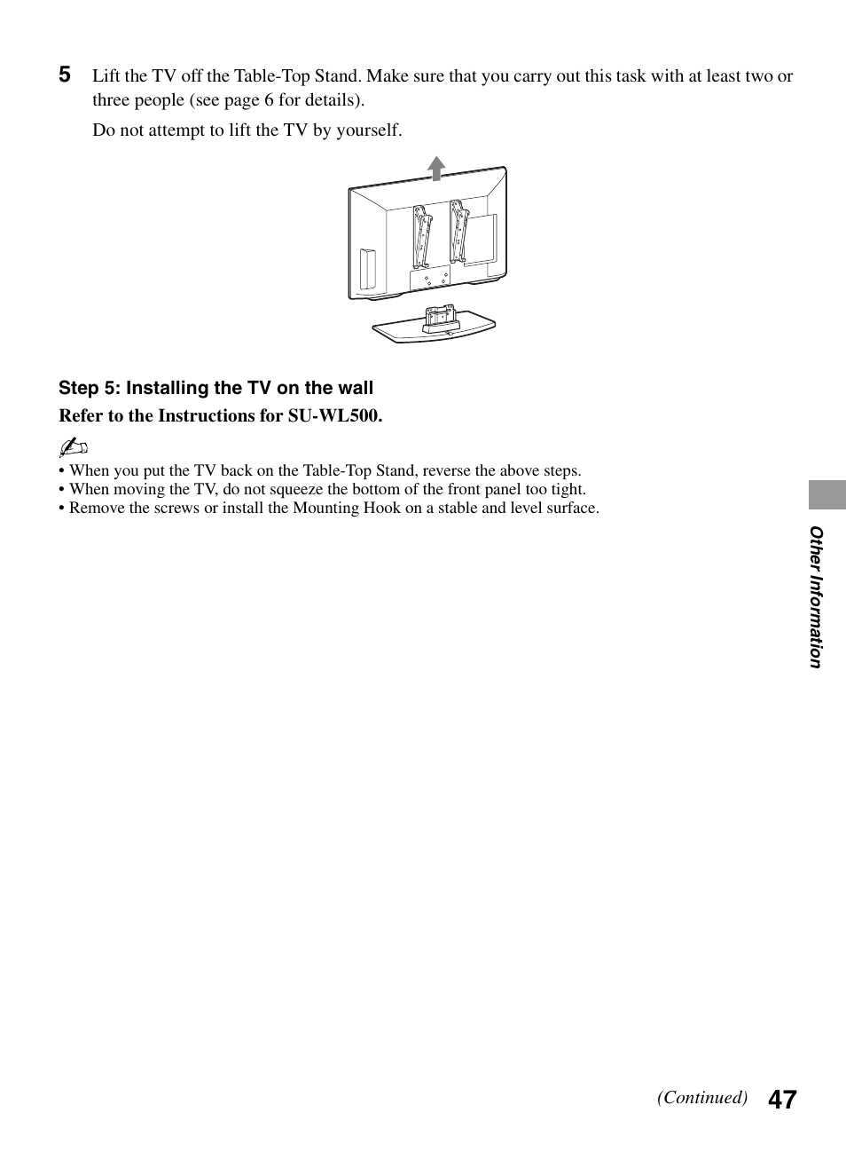 Sony KDL-32BX300 User Manual | Page 47 / 63