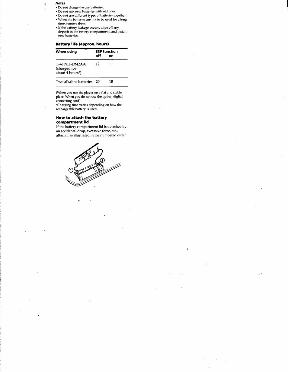 Sony D-E705 User Manual | Page 16 / 22